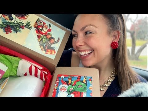 asmr/ opening Christmas presents😍💚❤️