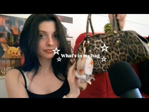 ASMR lofi ☆ What's in my bag?˚⋆𐙚｡⋆𖦹.✧˚