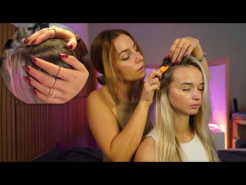 ASMR SHOCKING Dandruff REMOVAL | Hair and Scalp Scratching, Brushing out Dandruff | real person asmr