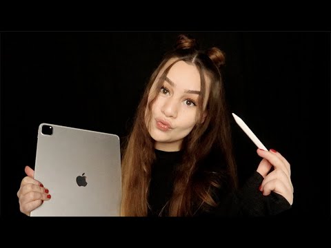 [ASMR] SKETCHING YOU on My iPad✨ | Ich zeichne DICH! | ASMR Marlife