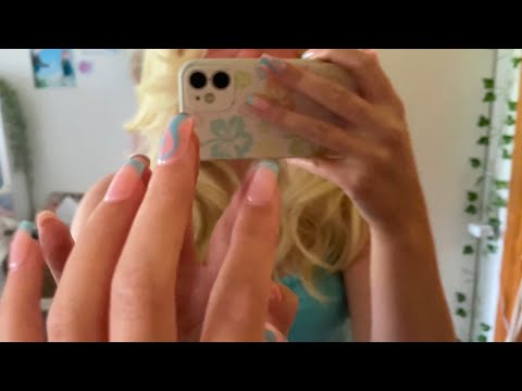 asmr room tapping & scratching 🏝️ *lofi* NO TALKING