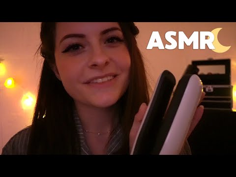 Petite soirée entre ami(e)s. Je te maquille et te fais les cheveux 😊 Fond 🎵 Attention personnelle