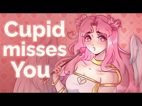 ASMR Roleplay - Cupid misses you (Strangers to Lovers part 2)(Bakadere, Kisses)