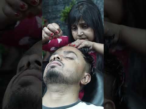 Chaitali's Magical Neck Shoulder & Forehead ASMR Massage For Better Sleep #shorts