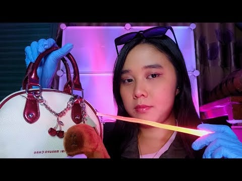 ASMR TSA Security Check Roleplay 💥 TSA Periksa Tas Kamu 💼🎒👜