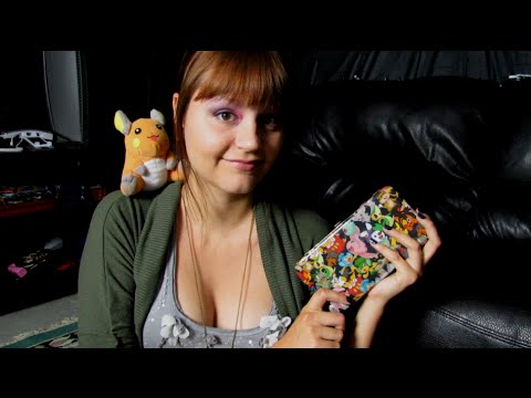 ASMR. THE POKEMON CLUTCH. The *New* New Doughnut Clutch, Tapping, Sticky Fingers, Dual Camera Angle