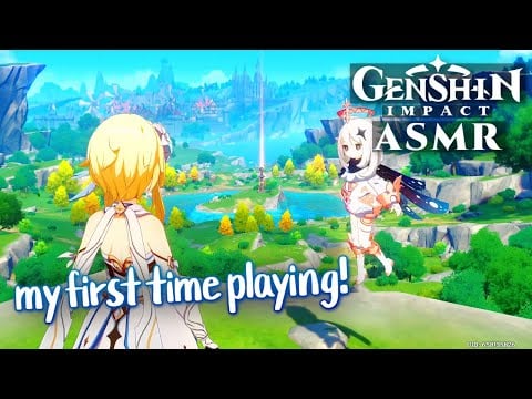 ASMR ✨ My first time EVER playing Genshin Impact! ✨ Close Up Whispers
