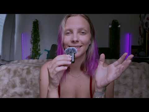soft spoken : screen touches : mouth sounds : ASMR