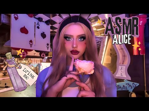 ASMR | RP Alice in wonderland 🃏♠️ Tea party ☕️♥️ trippy asmr
