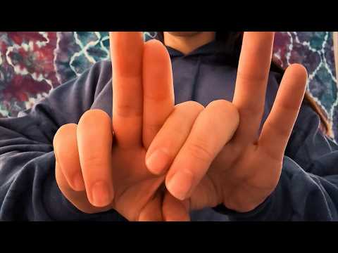 Intricate Hand Movements & Mouth Sounds ☯️💜 No Talking ASMR