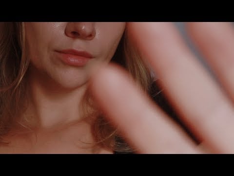 ASMR Scratching | Up Close Hand Movements & Whispering | Face Touching |  Visual Triggers fro Sleep
