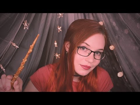 ASMR Cozy Blanket Fort Roleplay - Personal Attention, Whisper, Cat Purr, Reading in Russian, Thunder