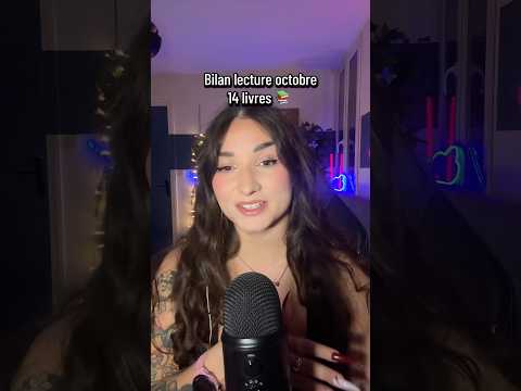 ASMR bilan lecture octobre 📚