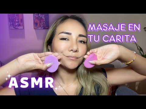 ASMR Masajito en tu Carita Con Sonidos Relajantes para Dormir (Te toco tu carita) | #Asmr En Español