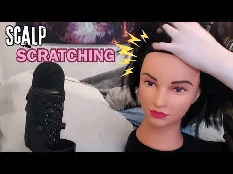 FAST AND AGGRESSIVE SCALP SCRATCHING ASMR (no talking)