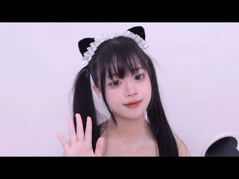 🥰晓美 Xiao Mei ASMR  舔耳口腔音喘息🎀 Ear Licking  Licking And Eating Ear Licking