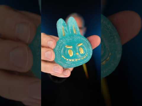 Rich guy tries crunchy crystal candy Labubus from Crystal’s Gems #asmr #crunchysounds