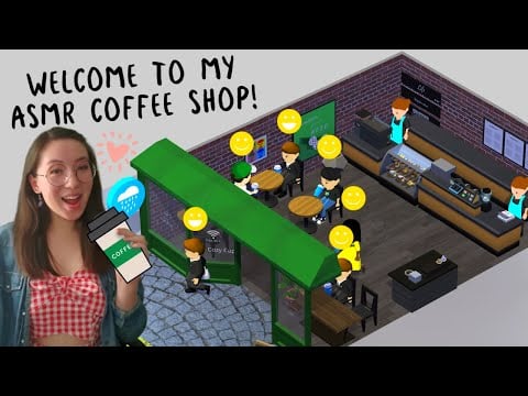 ASMR | Let's Have a Virtual Coffee Date ☕💕 Get cozy with me and let's play Coffee Shop Tycoon