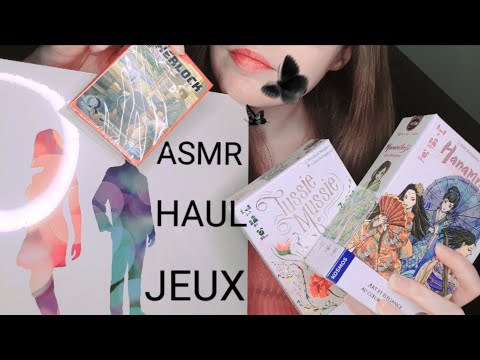 #ASMR FR HAUL 🦋 8 Jeux de Sociétés (Bruits d'emballage, Chuchotements)
