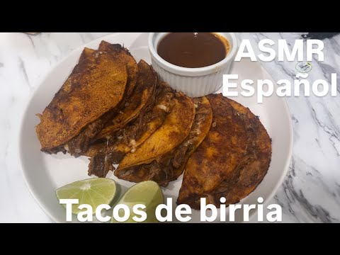 El ASMR Más Rico: Tacos de Birria Caseros 🤤 