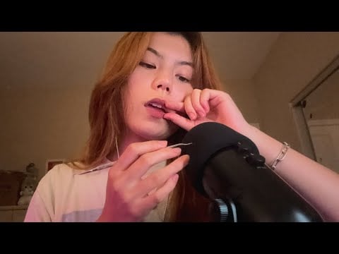 ASMR Eating bugs out of your hair🐛🐞