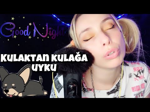 TÜRKÇE ASMR / KULAKTAN KULAĞA OLUMLAMA & KISSES / HUZURLU UYKU /EAR TO EAR