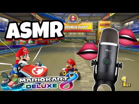 ASMR Français • JE T’ENDORS SUR MARIO KART 8 avec des BRUITS DE BOUCHES et CHUCHOTEMENTS ! 🏎😴