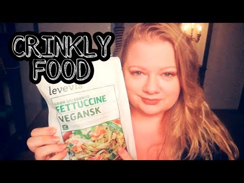 ASMR 🎧 10 CRINKLY Foods (Minimal Whispering)