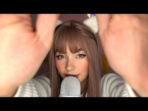 ASMR Purring, mouth sounds & hand movements