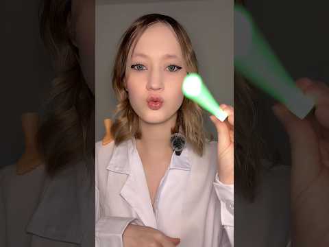 ASMR AUGENARZT #fabricscratching #roleplay #mouthwhisper #asmr