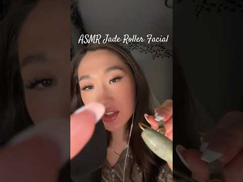 ASMR Relaxing Gliding Jade Roller (Mouth Sounds)  #asmr #asmrvideos #asmrrelaxation