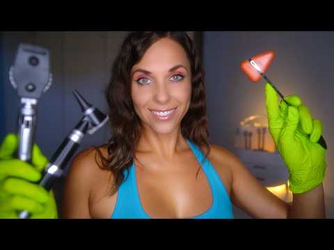 ASMR Annual Physical Exam | Cranial Nerve Check & Ear Exam | Whispered Roleplay
