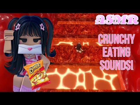 ROBLOX ASMR 🌟 Hot Cheetos Mukbang EATING Sounds (Dungeon Escape) 😋