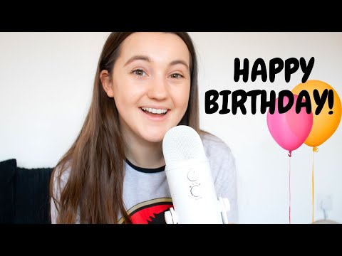 ASMR | Happy Birthday To Me! (23 Facts About Me)