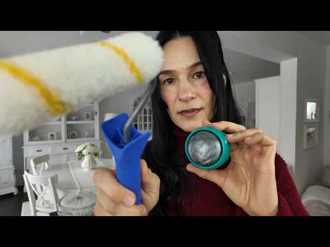 massage ball painting asmr