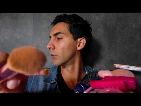 Your Personal Backstage Makeup Artists Working On Your Face (ASMR Roleplay)