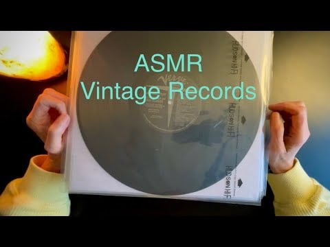 ASMR Mom’s Old Records in Plastic Sheaths ~ Crinkle Sounds