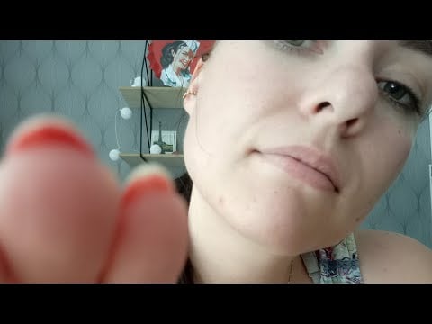 ASMR- Personal attention♥️tracing, touching and brushing your face