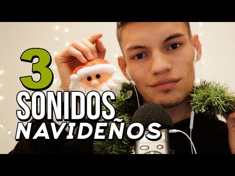 3 SONIDOS NAVIDEÑOS 🎄 te harán DORMIR en MINUTOS! ASMR ESPAÑOL