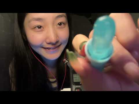 take a blue candy.