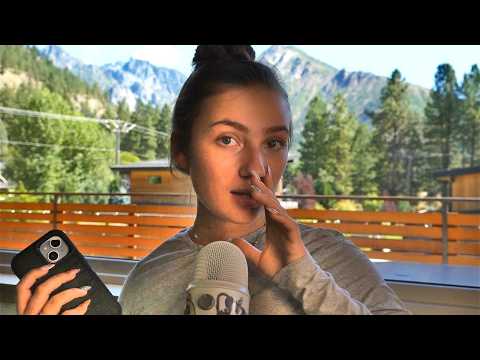 ASMR Multi-style Whisper Ramble (Semi-inaudible, Inhale Whispering, and Repetition) + iphone sounds