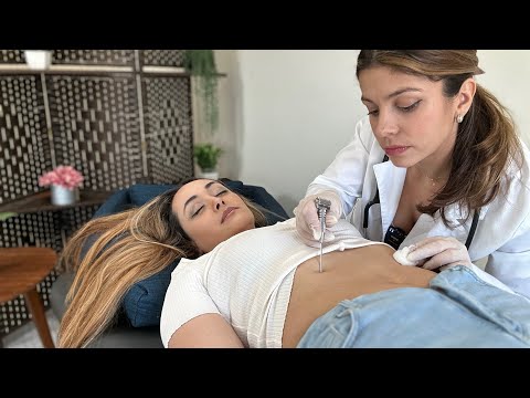 ASMR Detailed Abdomen Assessment & Upper Body Mole Skin Check (Sharp or Dull) Unintentional ASMR