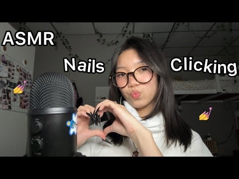 ASMR|Nails Clicking & Trigger Words💅￼