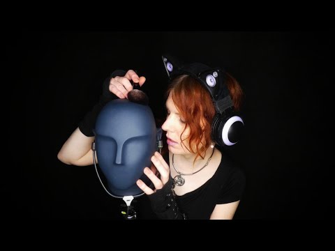 ASMR | 80's Dummy Head Trigger Test Sennheiser MKE 2002 (No Talking) | Eating Sounds