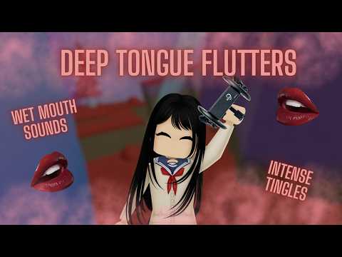 Roblox ASMR  😝deep tongue flutters😝