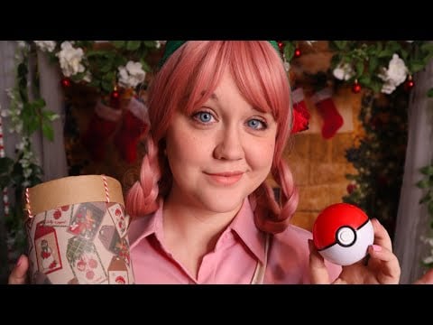 ASMR 🎄 A Pokémon Holiday (Soft-Spoken) Nurse Joy Takes Care of You and Decorates the Pokémon Center