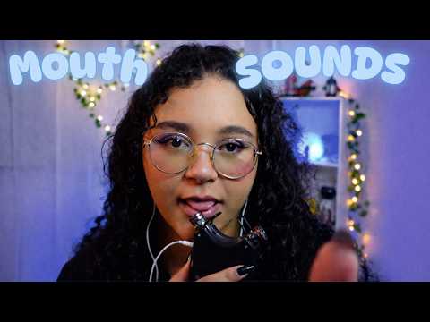ASMR Sons de boca l Mouth sound l kisses intense com sons de chuva
