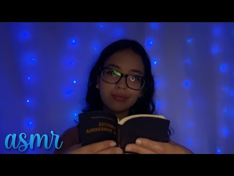 ASMR - LENDO ATÉ VOCÊ DORMIR 💕