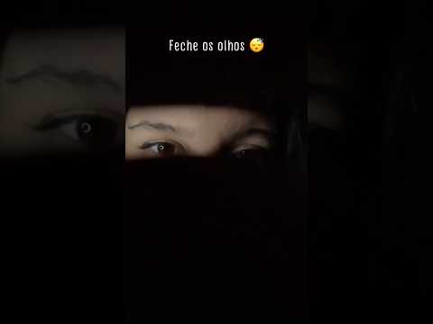 ASMR Feche os Olhos Agora 😴✨ Sussurros + Movimentos de Mãos Para Relaxar #asmr #shorts