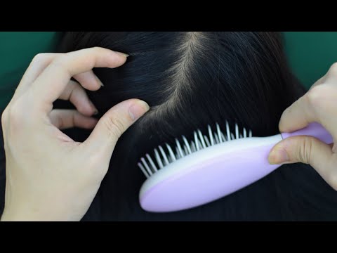 ASMR Tingly Scalp Scratching, Hair Play, Hair Brushing Fast And Aggressive For Relieve Stress